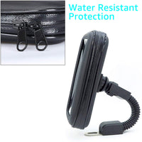 HKM-110163 Waterproof Bicycle Phone Holder for 4.7 to 6.3 Inch Smartphones with Touchscreen Access