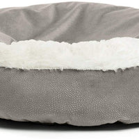HKM-1101885 Classic Suede and Plush Pet Cover Quilt for Deep Sleep Bed - 60x60x18cm