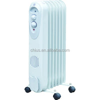 HKM-110227 Efficient Portable Oil Filled Radiator Heater with Adjustable Thermostat and Safety Features