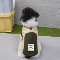 HKM-1102397 Cozy Unisex Dog Apparel for Fall and Winter in Brown, Beige, and Orange