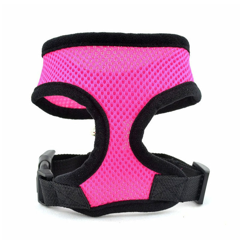 HKM-1102909 Padded Vest for Small Dogs and Cats - Adjustable Nylon Suit with Stainless Steel Accessories