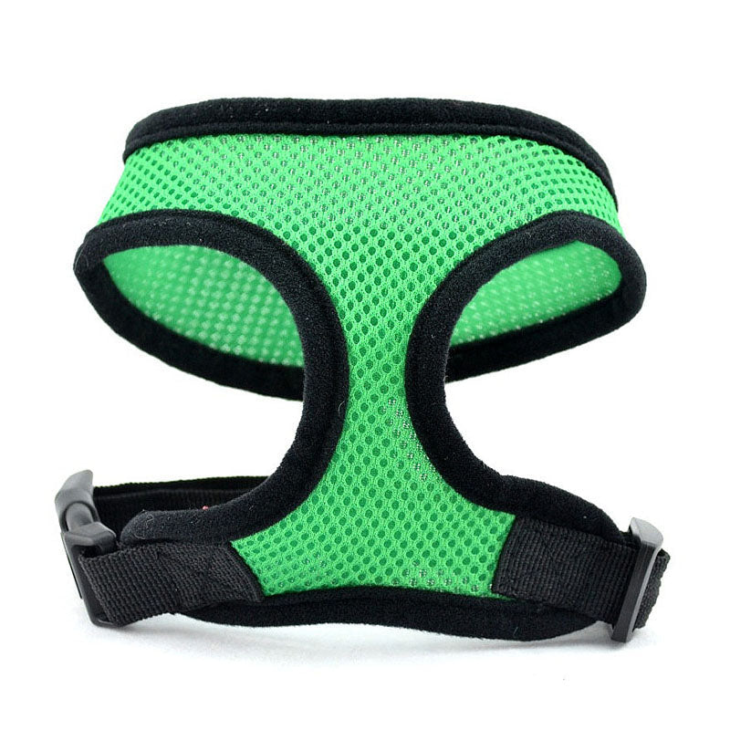HKM-1102909 Padded Vest for Small Dogs and Cats - Adjustable Nylon Suit with Stainless Steel Accessories