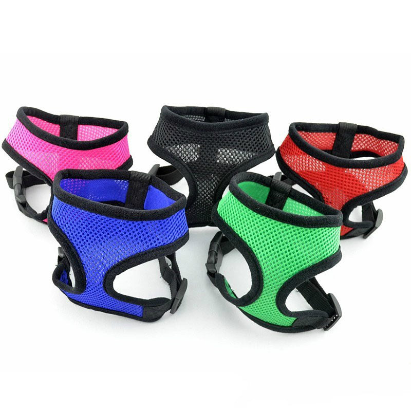 HKM-1102909 Padded Vest for Small Dogs and Cats - Adjustable Nylon Suit with Stainless Steel Accessories