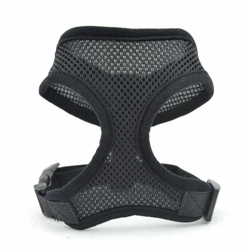 HKM-1102909 Padded Vest for Small Dogs and Cats - Adjustable Nylon Suit with Stainless Steel Accessories