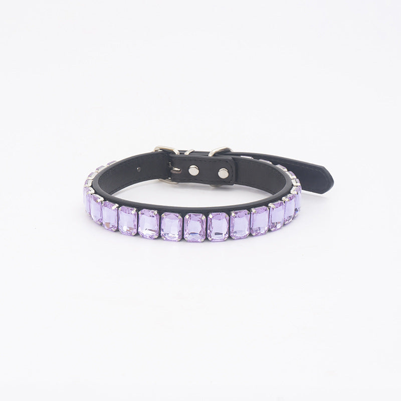HKM-1105597 Stylish PU Pet Collar in Various Colors and Sizes for Dogs and Cats