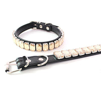 HKM-1105597 Stylish PU Pet Collar in Various Colors and Sizes for Dogs and Cats