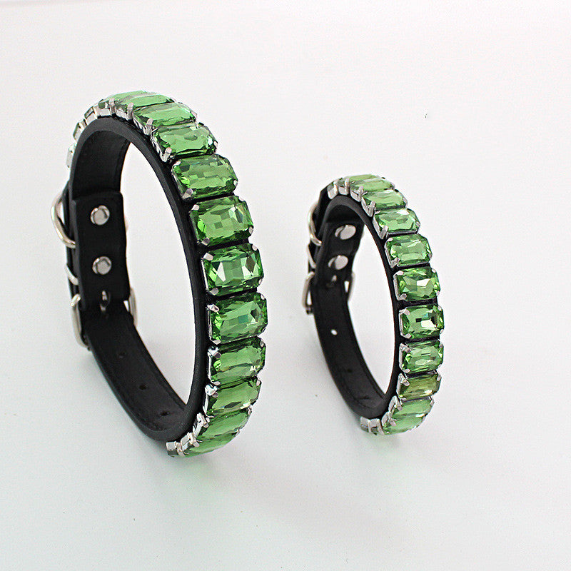 HKM-1105597 Stylish PU Pet Collar in Various Colors and Sizes for Dogs and Cats