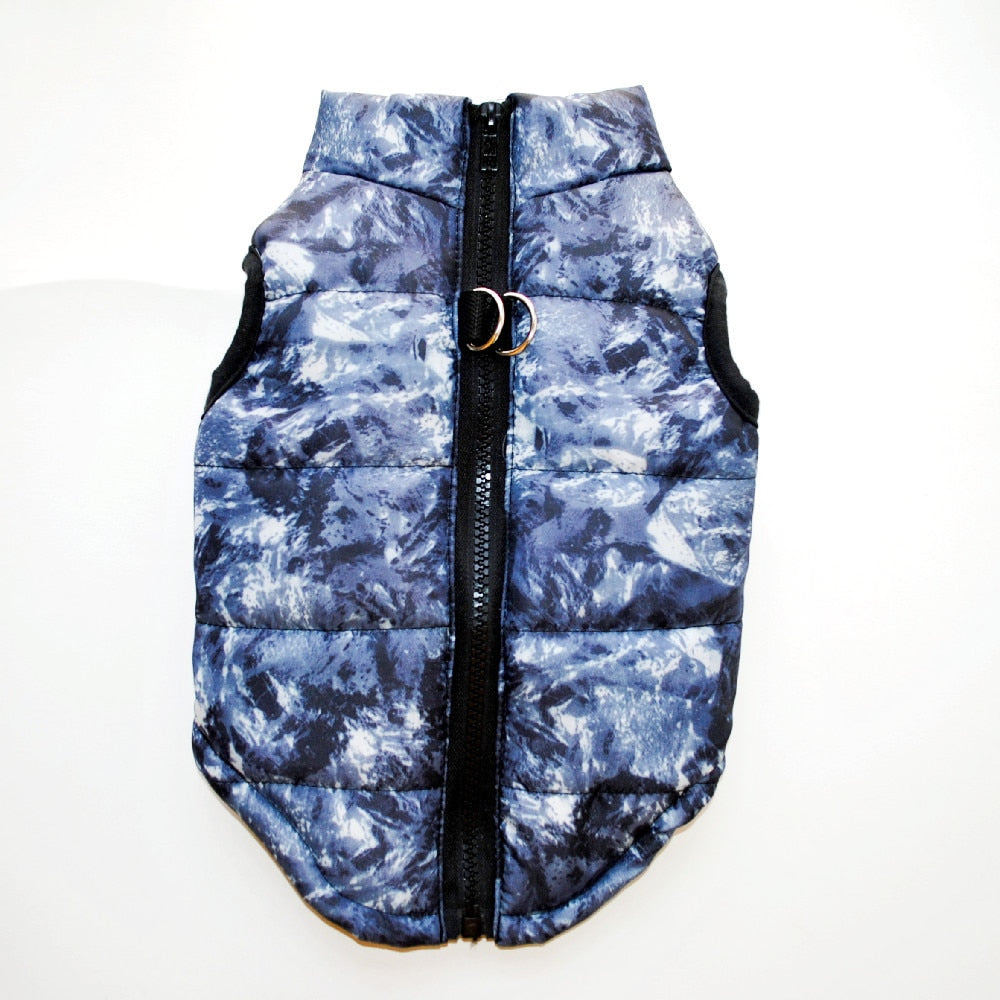 HKM-1108029 Padded Winter Vest for Pets in Various Colors and Sizes