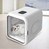 HKM-110867 Eco-Friendly 62L Automatic Pet Hair Dryer Box with Temperature Control for Dogs and Cats, Ultra Quiet, Indoor/Outdoor Use