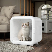 HKM-110867 Eco-Friendly 62L Automatic Pet Hair Dryer Box with Temperature Control for Dogs and Cats, Ultra Quiet, Indoor/Outdoor Use
