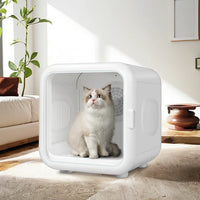 HKM-110867 Eco-Friendly 62L Automatic Pet Hair Dryer Box with Temperature Control for Dogs and Cats, Ultra Quiet, Indoor/Outdoor Use