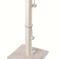 HKM-1109565 Sisal Cat Scratch Post and Climbing Frame - Available in Beige and Blue, Multiple Sizes