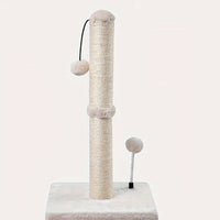HKM-1109565 Sisal Cat Scratch Post and Climbing Frame - Available in Beige and Blue, Multiple Sizes