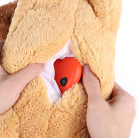HKM-1110205 Heartbeat Plush Puppy Training Toy for Anxiety Relief and Chewing