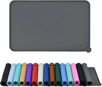 HKM-111123 Non-Slip Waterproof Silicone Pet Feeding Mat with High Lipped Design for Easy Cleanup