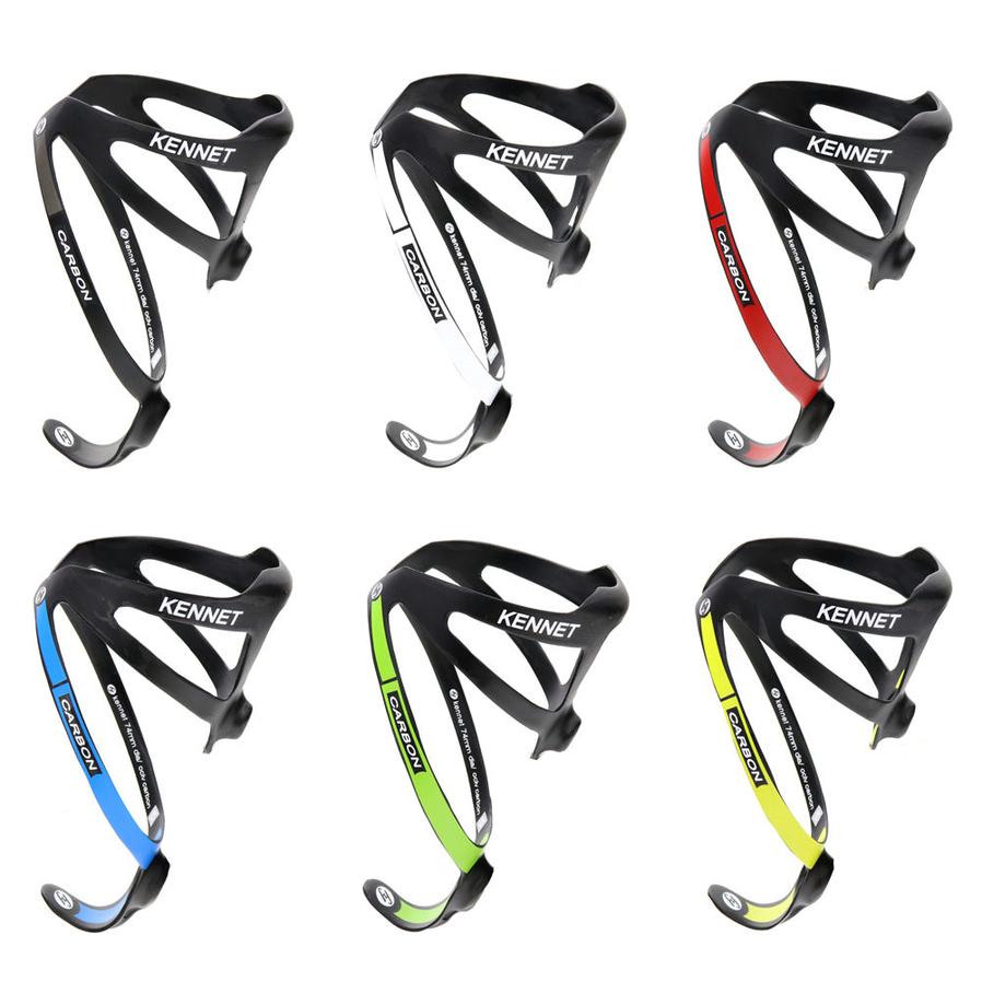 HKM-111123 Ultra-Lightweight Carbon Fiber Bottle Holder - 2 Pieces, Matte Finish, 6 Color Options