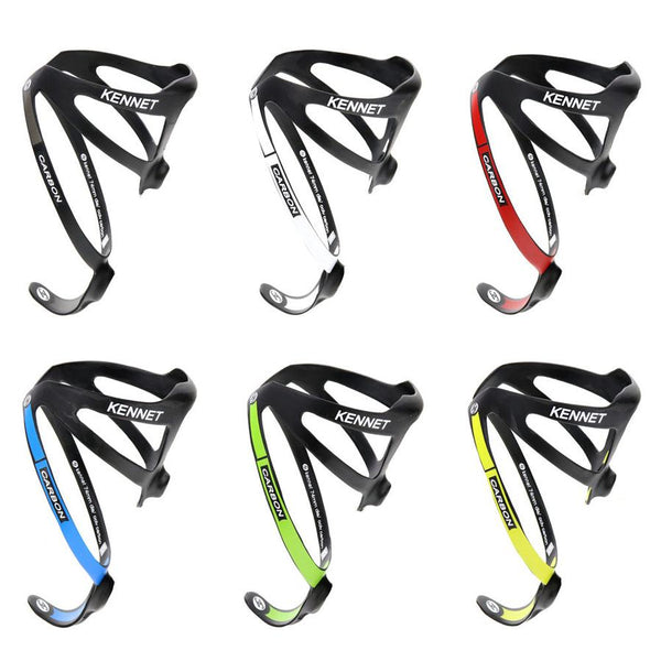 HKM-111123 Ultra-Lightweight Carbon Fiber Bottle Holder - 2 Pieces, Matte Finish, 6 Color Options