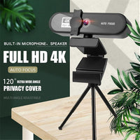 HKM-111315 USB Camera Stand with Built-in Microphone for PC - Model W66-2K and W66-4K