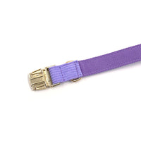 HKM-1117117 Taro Purple Velvet Dog Collar - Stylish and Comfortable Pet Accessory