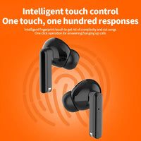 HKM-111763 Wireless Earbuds with Hi-Fi Sound and Waterproof Design, LED Display, and Built-in Mic