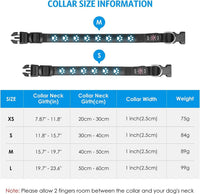 HKM-1118909 7-Color LED Luminous Dog and Cat Traction Collar with USB Charging