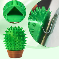 HKM-1119933 Cactus-Shaped Cat Scratch Board for Play and Claw Care - 9x4x11cm Plastic Design