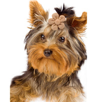 HKM-1120957 Spring Flower Pet Headdress for Dogs and Cats - Colorful Polyester Accessory