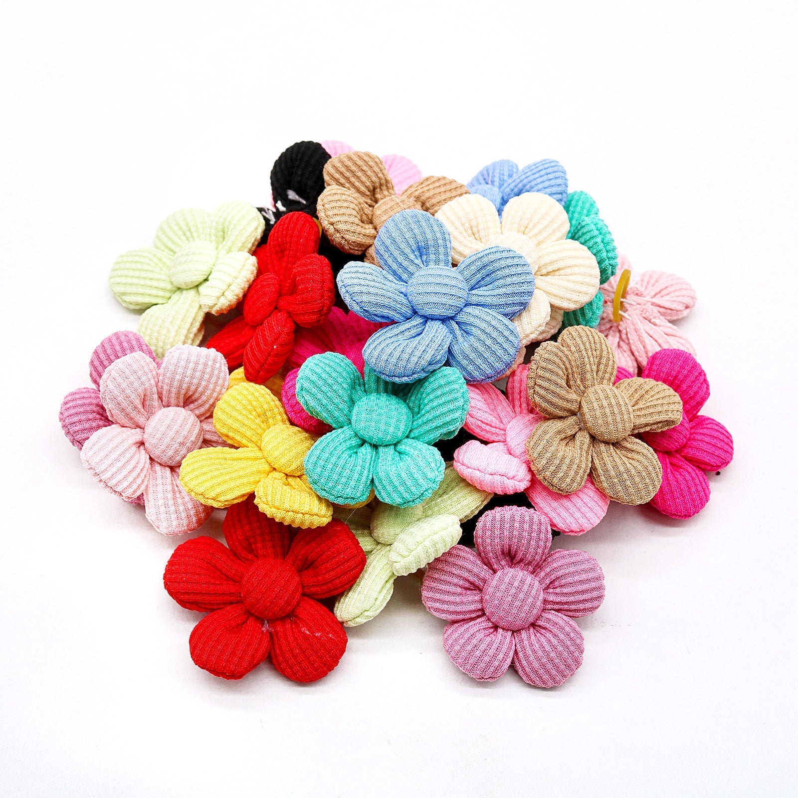 HKM-1120957 Spring Flower Pet Headdress for Dogs and Cats - Colorful Polyester Accessory