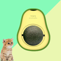 HKM-112211 Avocado Cat Mint Multifunctional Catnip Toy 360 Rotating Self-healing Artifact Pet Supplies
