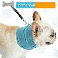 HKM-1122493 Cooling Dog Bandana Scarf - Instant Heat Relief Towel for Summer Outdoor Activities