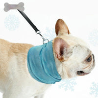 HKM-1122493 Cooling Dog Bandana Scarf - Instant Heat Relief Towel for Summer Outdoor Activities