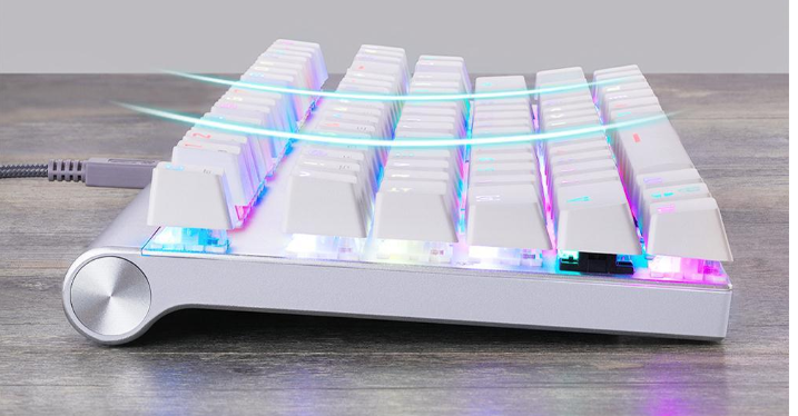 HKM-112275 Custom Full Color 87-Key Light-Up Mechanical Keyboard