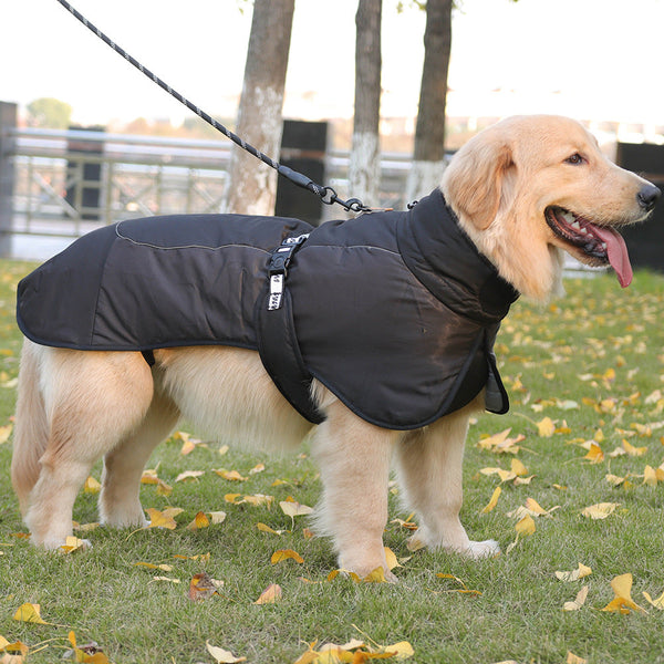 HKM-1123261 Thick Warm Dog Clothing in Multiple Colors and Sizes for Cold Weather
