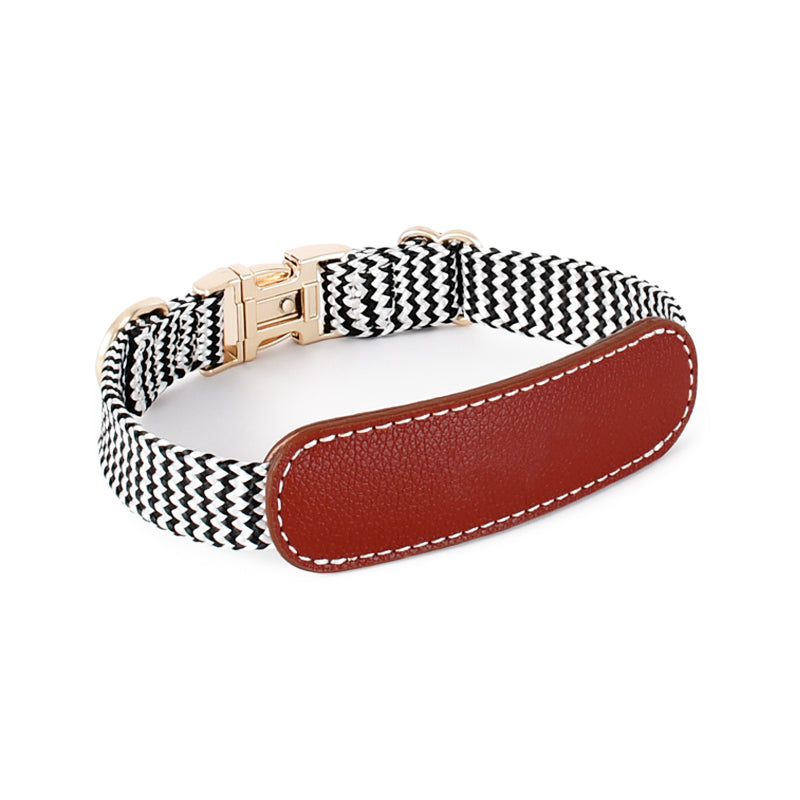 HKM-1124669 Nylon Pet Vest-style Hand Holding Rope Dog Collar and Chest Strap Set in Multiple Colors