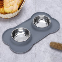 HKM-1125053 Foldable Silicone Pet Bowl - Anti-Spill Design, Multi-Size Options Available