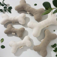 HKM-1125693 Cotton Velvet Dog Toy Bone for Chewing and Molar Care