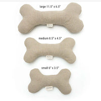HKM-1125693 Cotton Velvet Dog Toy Bone for Chewing and Molar Care