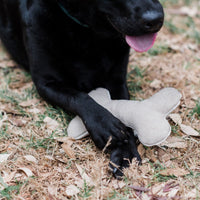 HKM-1125693 Cotton Velvet Dog Toy Bone for Chewing and Molar Care