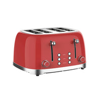 HKM-112659 Customisable Retro 4-Slice Toaster with Optional Logo for Kitchen and Hotel Use