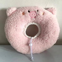 HKM-1126845 Soft Cashmere Cat Collar with Adjustable Sizes ¨C Brown Bear, Pink Pig, White Rabbit