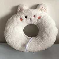 HKM-1126845 Soft Cashmere Cat Collar with Adjustable Sizes ¨C Brown Bear, Pink Pig, White Rabbit