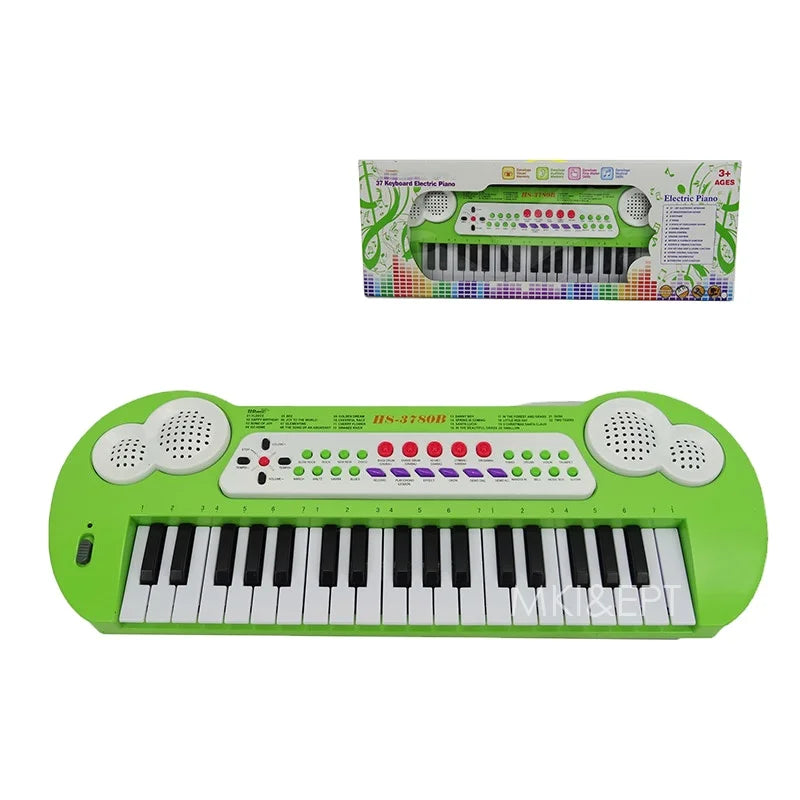 HKM-112723 Electric Kids 37-Key Musical Keyboard Piano - Educational and Fun Toy for All Ages