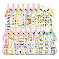 HKM-112915 Audio Wall Chart for Kids: Learn Animals, Fruits, Vegetables, Occupations, and Letters