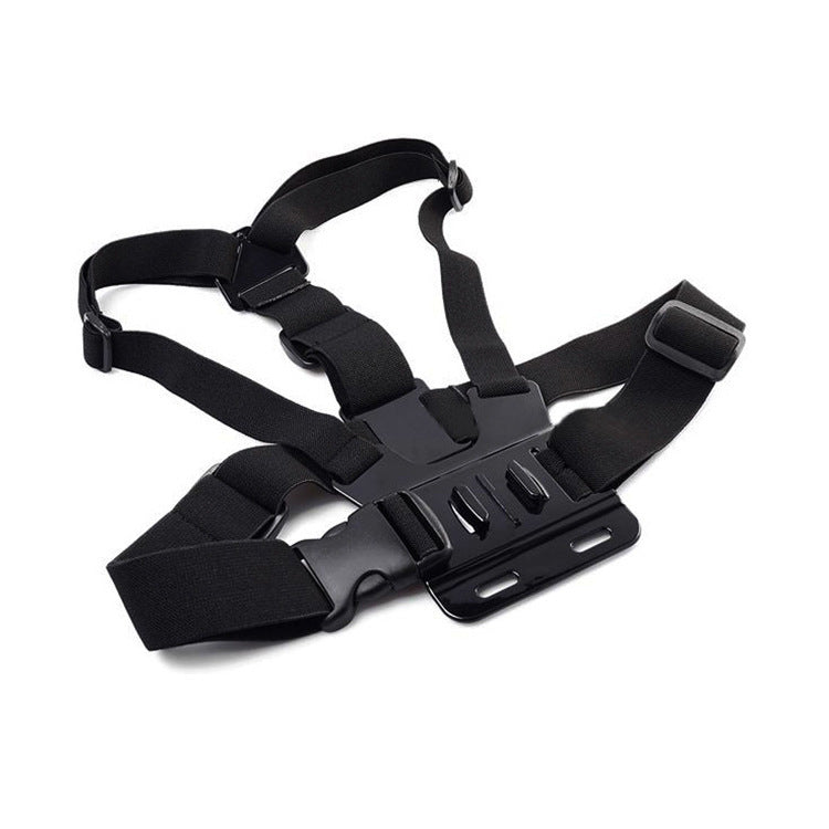 HKM-112979 Adjustable Chest Mount Harness for Action Cameras - Ideal for Skiing, Biking, and Outdoors