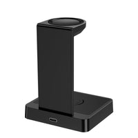 HKM-112979 Dual Wireless Charging Pad with Type-C Connection - Qi Standard, Black
