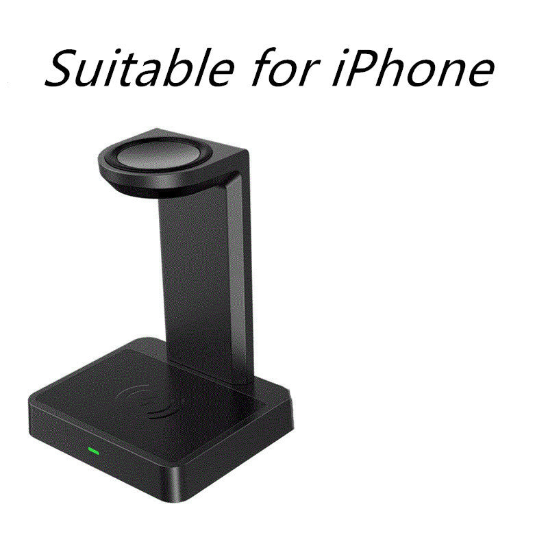 HKM-112979 Dual Wireless Charging Pad with Type-C Connection - Qi Standard, Black