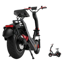 HKM-113107 F8 Electric Scooter - 8000W Motor, 72V 50Ah Battery, 100Km/h Max Speed, 150Km Range, Foldable Off-Road Design