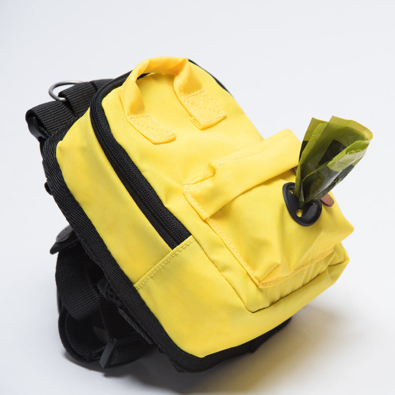 HKM-1132861 Washable Square Pet Backpack for Small Dogs - Pink, Army Green, Yellow Options