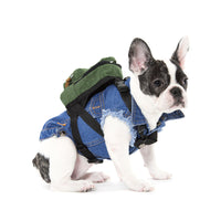 HKM-1132861 Washable Square Pet Backpack for Small Dogs - Pink, Army Green, Yellow Options