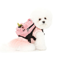 HKM-1132861 Washable Square Pet Backpack for Small Dogs - Pink, Army Green, Yellow Options